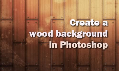 Create a wood background