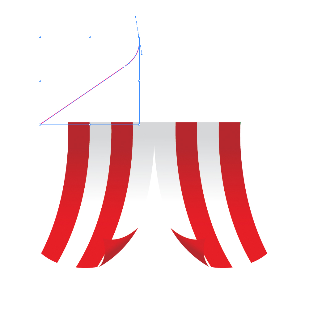 0231 in How to Create a Circus Tent in Adobe Illustrator