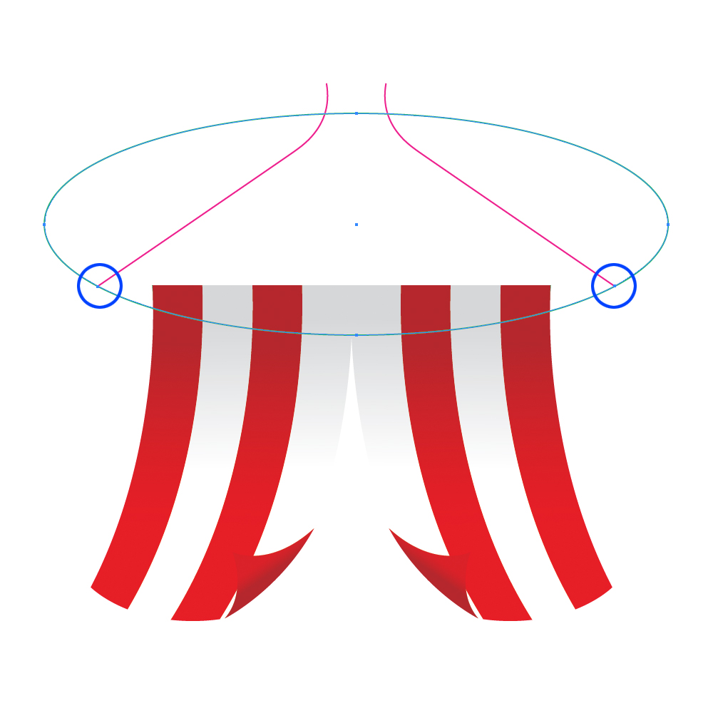 0262 in How to Create a Circus Tent in Adobe Illustrator