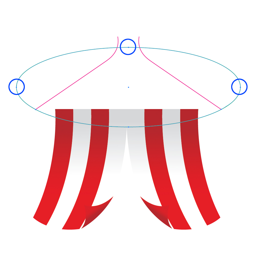 0272 in How to Create a Circus Tent in Adobe Illustrator