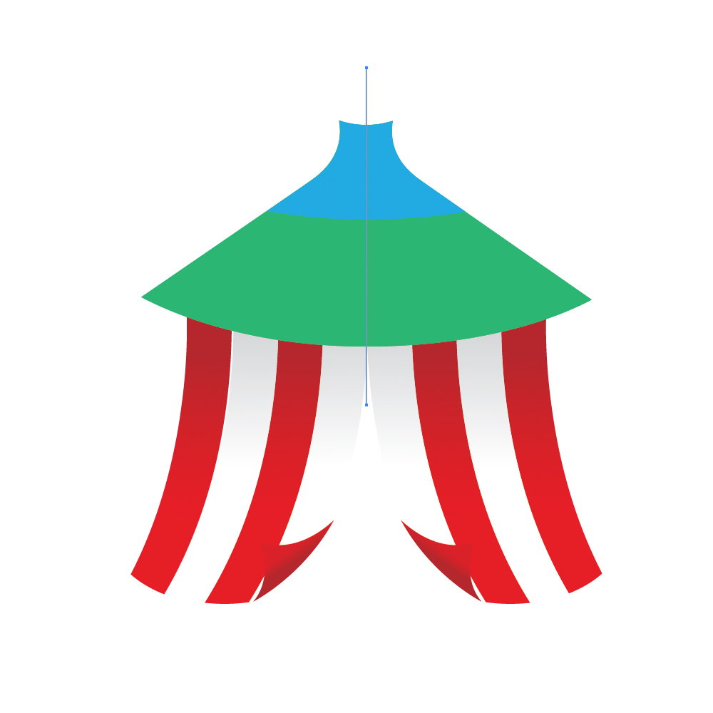 0321 in How to Create a Circus Tent in Adobe Illustrator