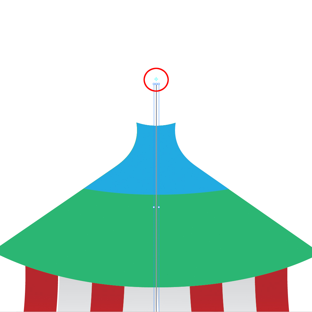 0332 in How to Create a Circus Tent in Adobe Illustrator