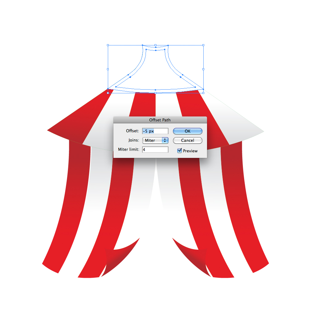 0391 in How to Create a Circus Tent in Adobe Illustrator