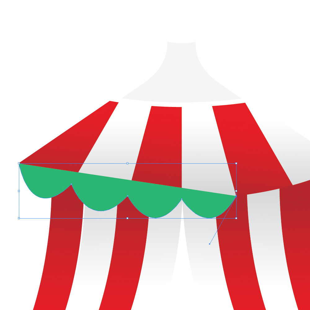 040d in How to Create a Circus Tent in Adobe Illustrator