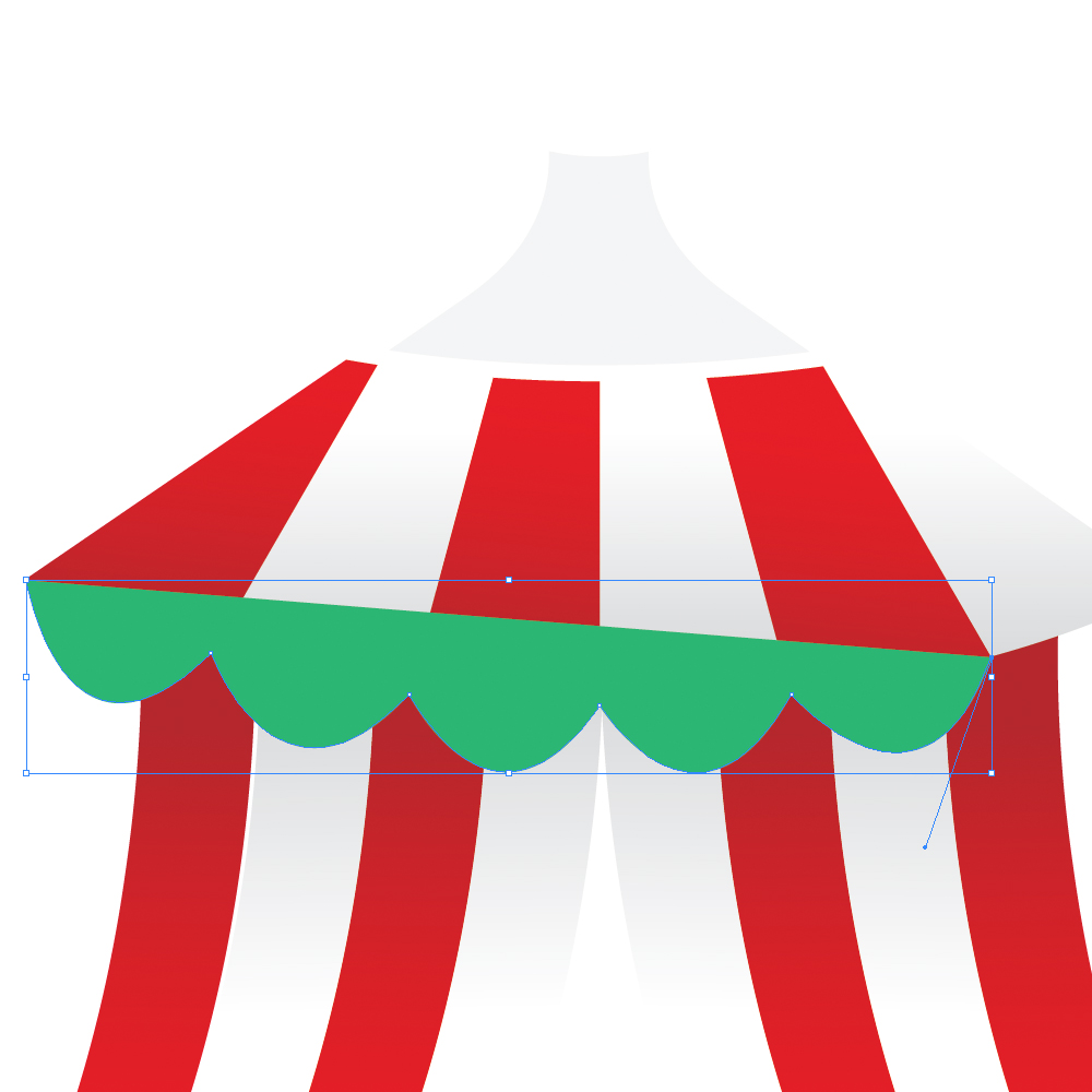 040e in How to Create a Circus Tent in Adobe Illustrator