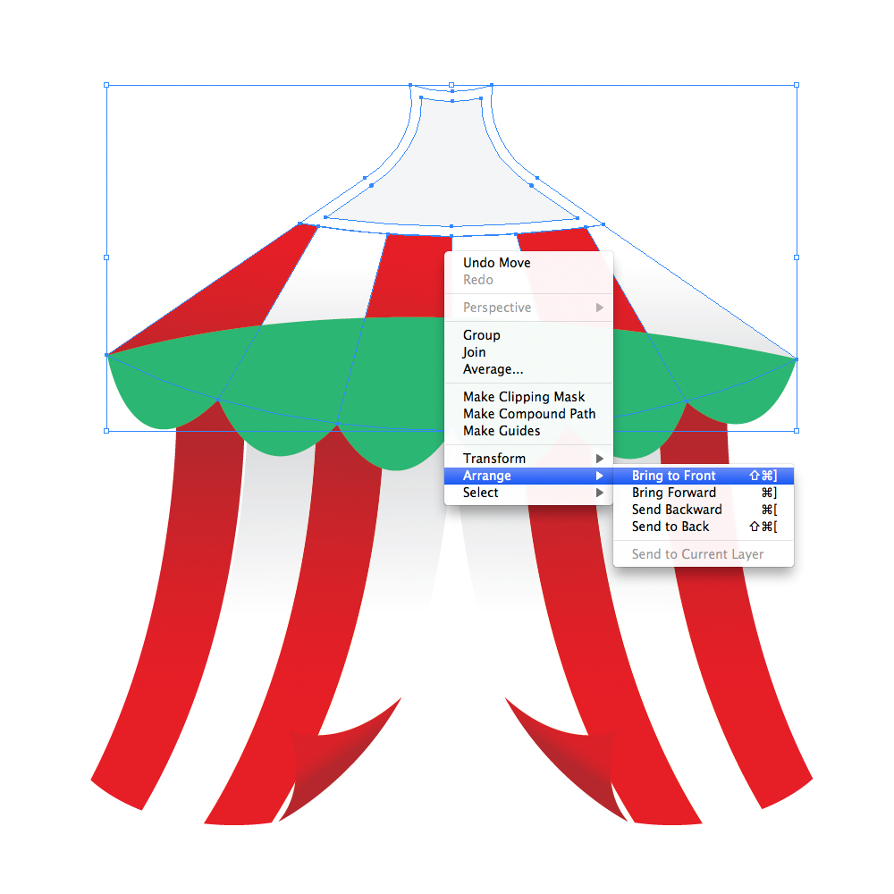 041 in How to Create a Circus Tent in Adobe Illustrator