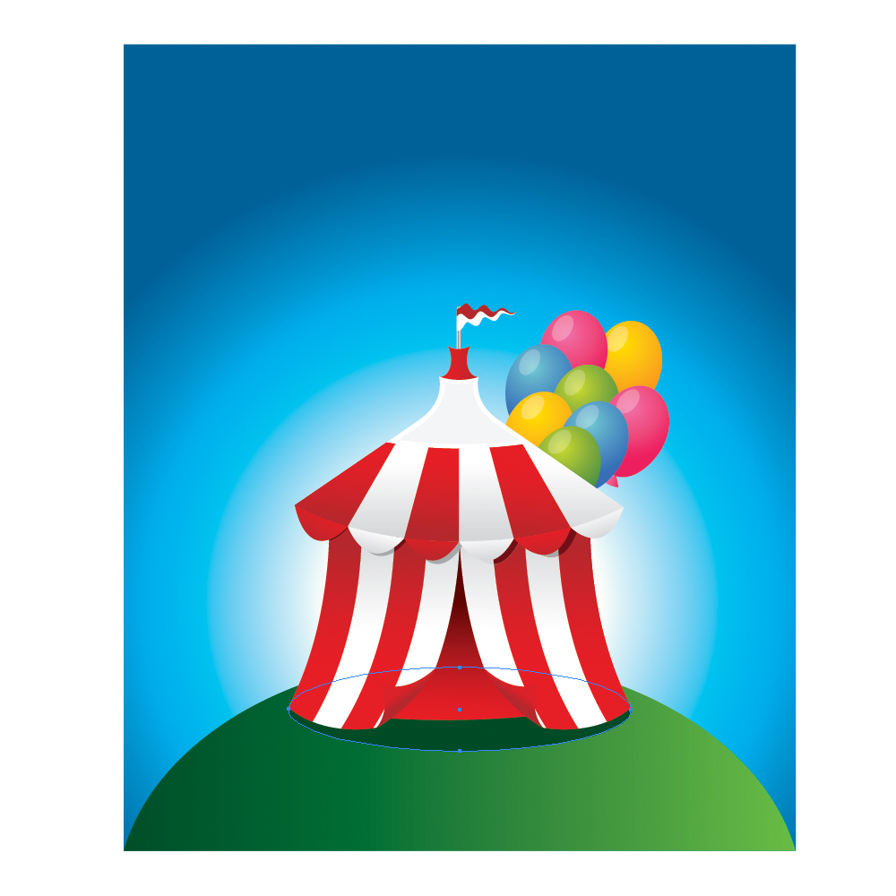 073 in How to Create a Circus Tent in Adobe Illustrator