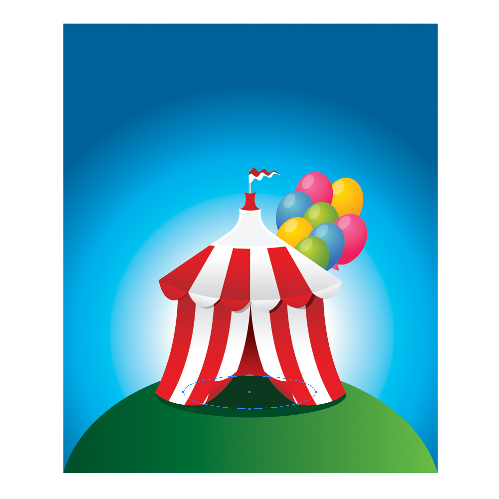 074 in How to Create a Circus Tent in Adobe Illustrator