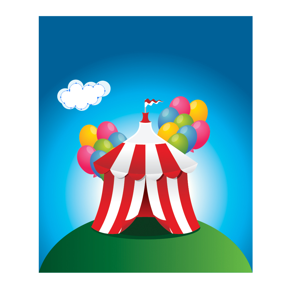078 in How to Create a Circus Tent in Adobe Illustrator