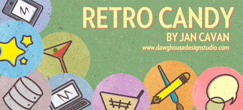 Retrocandy in A Collection of Retro & Vintage Design Resources