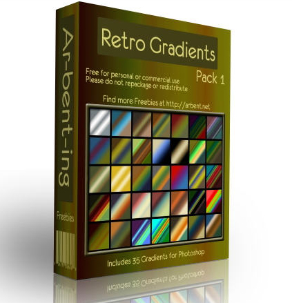 Retrogradients in A Collection of Retro & Vintage Design Resources