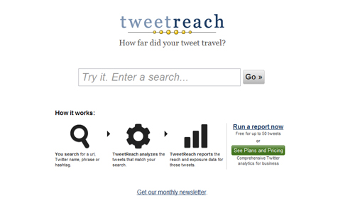 Tweetreach in A Roundup of Valuable Twitter Tools