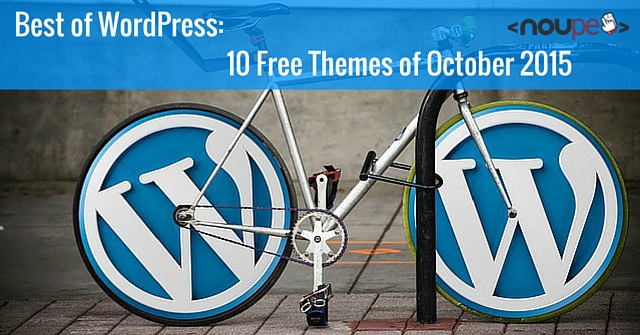 Best of WordPress: 10 Free Themes of October 2015