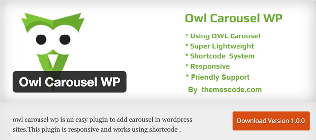 Free WordPress Plugins: Owl-Carousel-WP