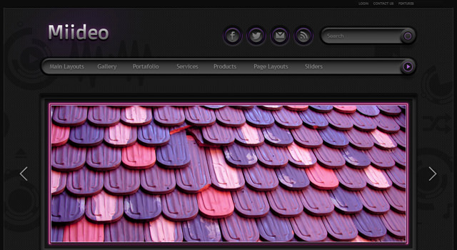Neon: A Dark and Purple Glowing WordPress Theme