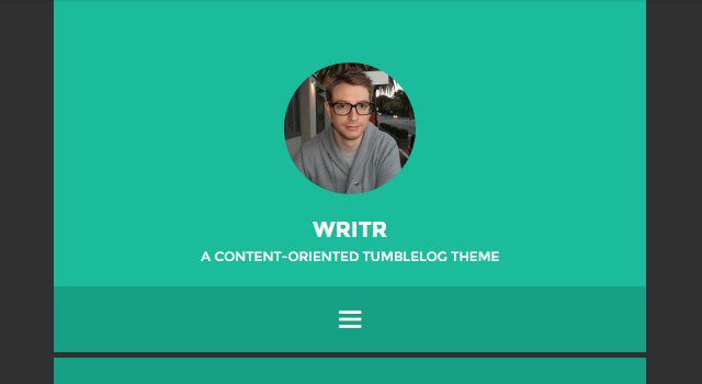 Writr: Minimal Blogging WordPress Theme