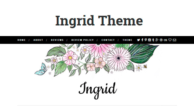 Ingrid: Clean Static WordPress Theme
