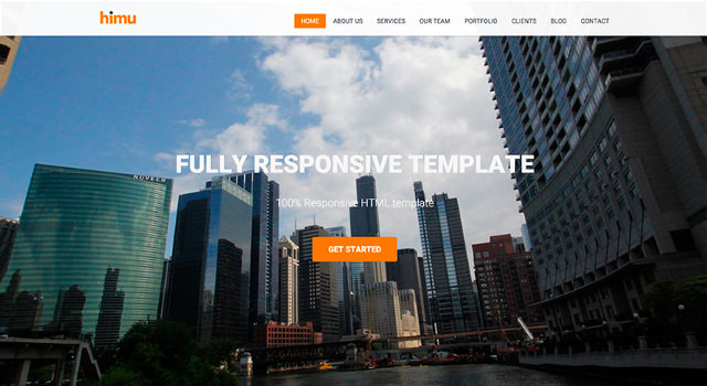 Himu: Responsive Bootstrap Template