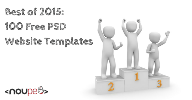 Best of 2015: 100 Free PSD Website Templates