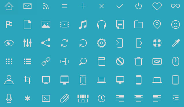 pure css icons