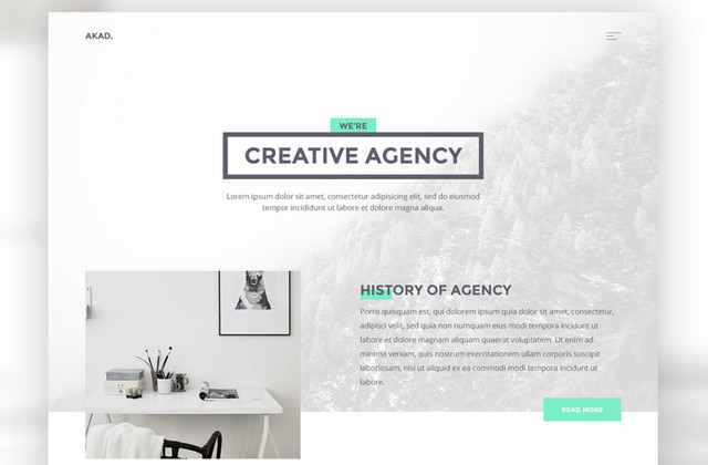 theme for creative agency