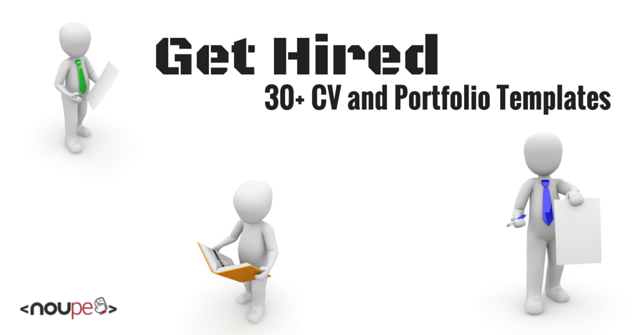 Get Hired: 30+ CV and Personal Portfolio Templates