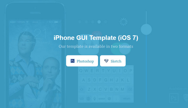 iphone gui template