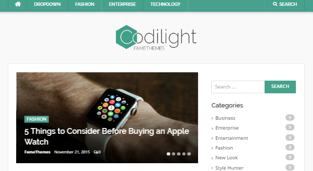 Codilight Lite: Modern & Clean Magazine WordPress Theme