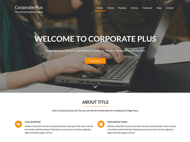 WordPress Theme-Verzeichnis corporate