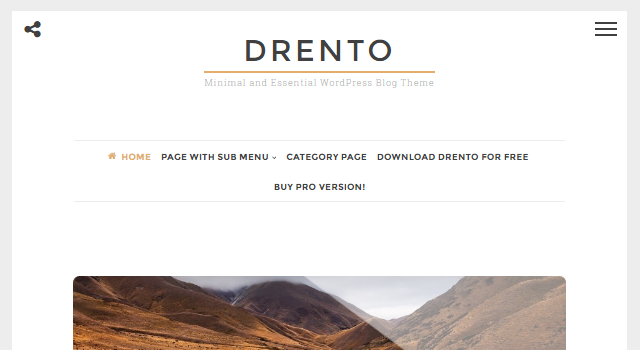 Drento: WordPress Theme - CrestaProject