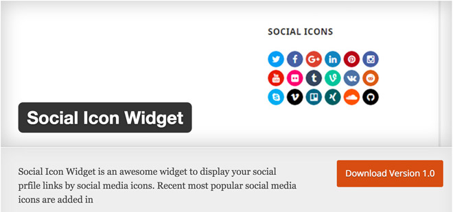 social-icon-widget
