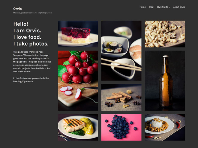 Orvis WordPress-Theme