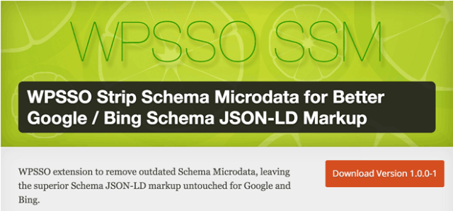 WPSSO Strip Schema Microdata for Better Google / Bing Schema JSON-LD Markup