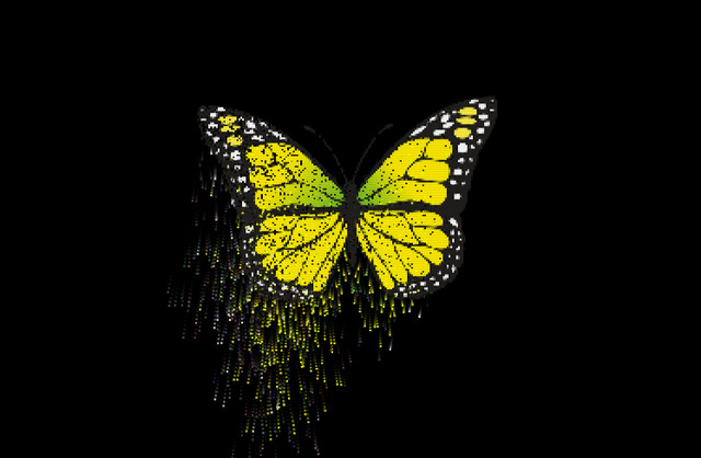 butterfly-particles