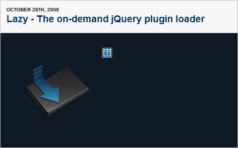 Lazy - The on-demand jQuery plugin loader