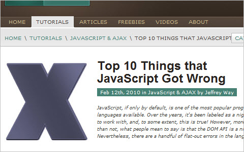 Top 10 Things that JavaScript Got Wrong 