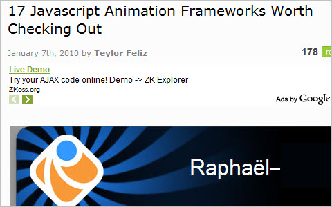 17 Javascript Animation Frameworks Worth Checking Out 
