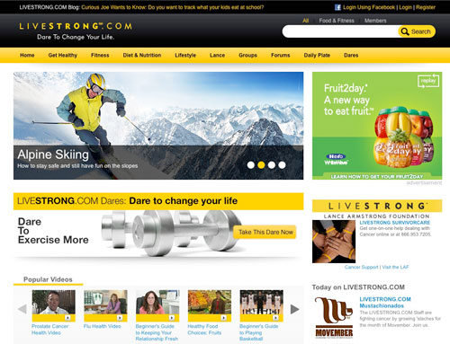 Livestrong Photography Example