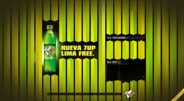 7UP Lima Free On Showcase Of Web Design In  Argentina