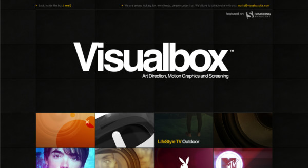 Visual Box On Showcase Of Web Design In  Argentina