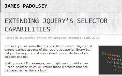 Extending jQuery's selector capabilities  