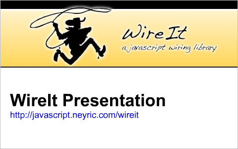 WireIt - a Javascript Wiring Library