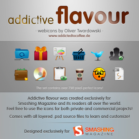 Iconset Addictive Flavour