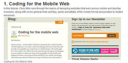 A Roundup of Mobile Web Design Tutorials