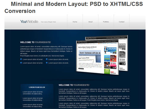 A Roundup of 22 Cutting Edge PSD to HTML Tutorials