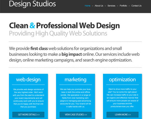 How to Design a Clean Business Website with Photoshop