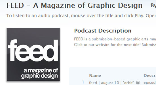 feed graphic design magazine