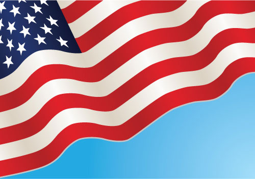 Waving Flag of the USA