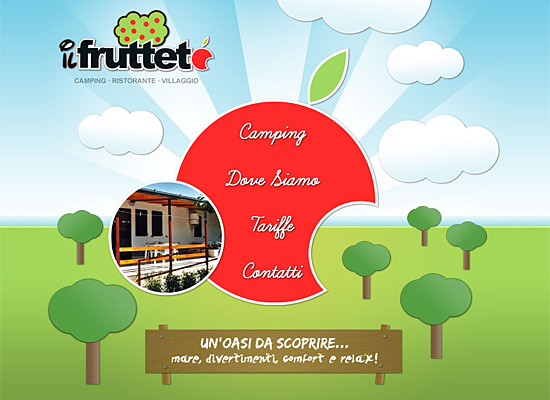 campingilfrutteto website design