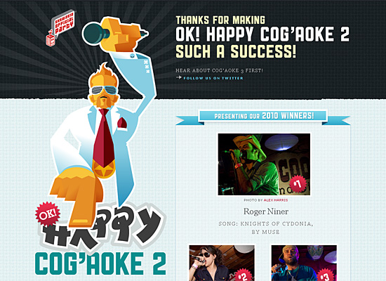 cogaoke website design